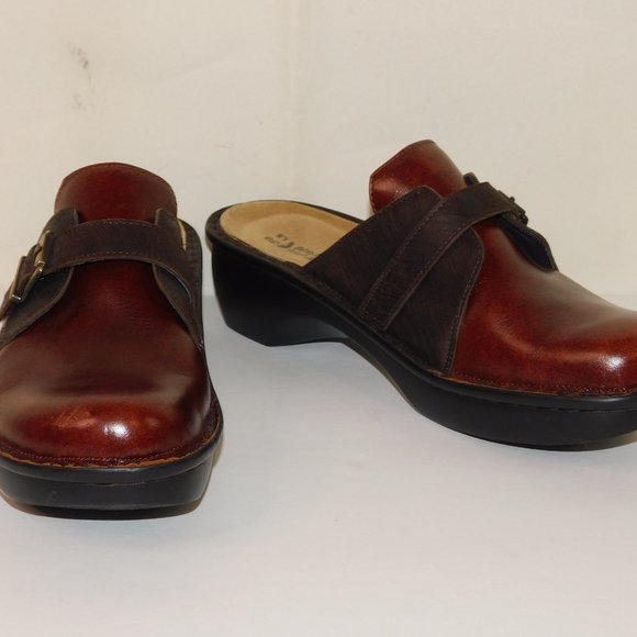 Naot Slip On Leather Mules Size 39 (US Size 8) Clog Comfort Shoes - Picture 3 of 13